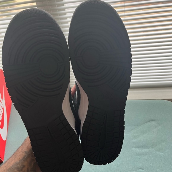 Nike Dunk Low Black and White Sneakers - Picture 8 of 8